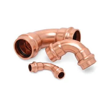 ZoomLock Crimp To Connect Refrigerant Fitting - 7/8' Elbow