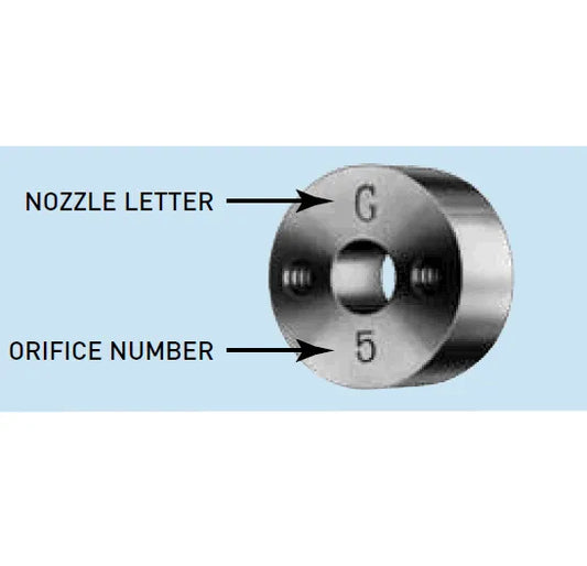 Brass Refrigerant Nozzle - Orifice Number: 17