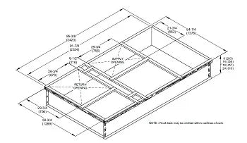 14 in. High Roof Curb KCB/KGB092-150 - 85.0 Lbs