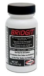 Bridgit Paste Flux - A plumbing paste flux formulated to withstand higher soldering temperatures