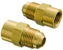 Brass Adapter Fitting - 3/8 in. Flare x 1/4 in. FPT