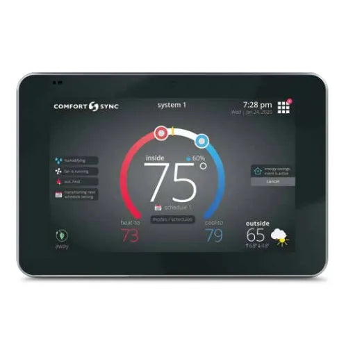 Comfort Sync A3 Ultra-Smart Communicating WiFi Thermostat - 7 in. HD LCD Display